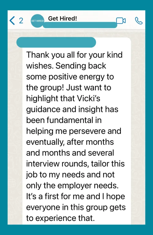 Get Hired, the group coaching programme to accelerate your job search success
